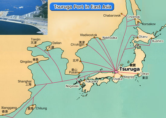 Tsuruga Port in East Asia